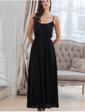 Длинное платье-сорочка Mia-Amore ROXY 7378 черный, Цвет: черный, Размеры: XL, изображение 4