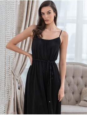 Длинное платье-сорочка Mia-Amore ROXY 7378 черный, Цвет: черный, Размеры: XL, изображение 3