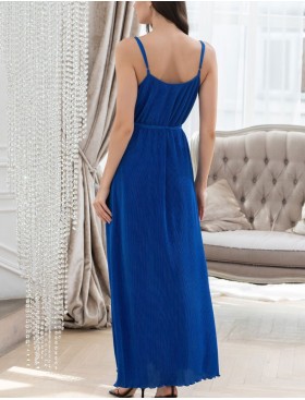 Длинное платье-сорочка Mia-Amore ROXY 7378 синий, Цвет: синий, Размеры: 2XL, изображение 2