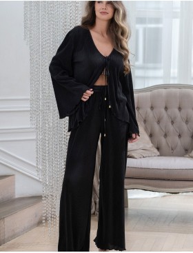 Брючный костюм с болеро Mia-Amore ROXY 7379 черный, Цвет: черный, Размеры: L