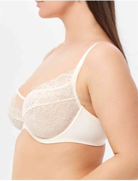 Бюстгальтер мягкая чашка балконет Milavitsa 124970 пастель, Цвет: пастель, Размеры: 75D, изображение 4