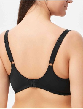 Бюстгальтер с мягкой чашкой Milavitsa 127503 черный с нюдом, Цвет: черный с нюдом, Размеры: 80D, изображение 2