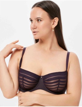 Бюстгальтер балконет мягкий Milavitsa 127640 джем/нюд, Цвет: джем/нюд, Размеры: 85D, изображение 3