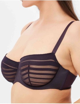 Бюстгальтер балконет мягкий Milavitsa 127640 джем/нюд, Цвет: джем/нюд, Размеры: 85D, изображение 4