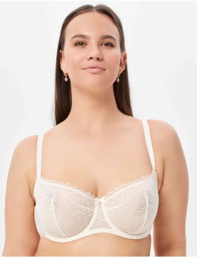 Мягкий кружевной бюстгальтер Milavitsa 129000 пастель, Цвет: пастель, Размеры: 75D, изображение 4