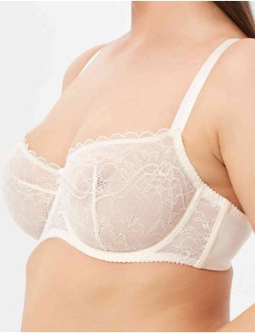 Мягкий кружевной бюстгальтер Milavitsa 129000 пастель, Цвет: пастель, Размеры: 75D, изображение 3