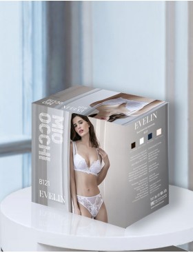 Бюстгальтер с формованной чашкой Mioocchi EVELIN 8121 blu, Цвет: blu (синий), Размеры: 70B, изображение 5