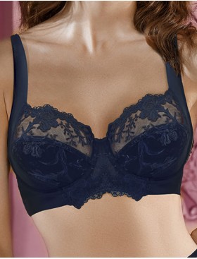 Бюстгальтер с мягкой чашкой Mioocchi EVELIN 8122 blu, Цвет: blu (синий), Размеры: 80B