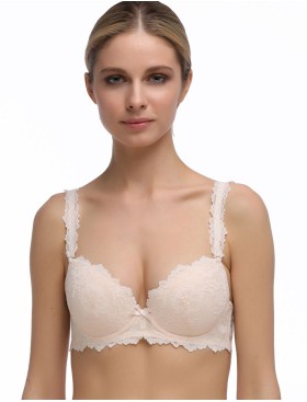 Бюстгальтер балконет Mioocchi VIVIAN 7581 cipria, Цвет: cipria (пудровый), Размеры: 75B, изображение 3