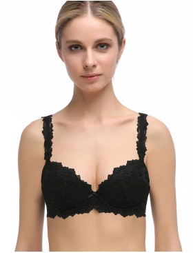 Бюстгальтер балконет Mioocchi VIVIAN 7581 nero, Цвет: nero (черный), Размеры: 90B, изображение 3