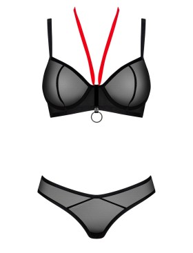 Сексуальный комплект Obsessive GLANDEZ SET, Цвет: черный, Размеры: XL/2XL, изображение 3