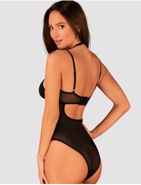 Соблазнительное боди Obsessive SELINNE TEDDY, Цвет: черный, Размеры: 2XL/3XL, изображение 2