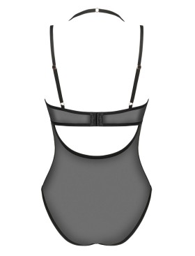 Соблазнительное боди Obsessive SELINNE TEDDY, Цвет: черный, Размеры: 2XL/3XL, изображение 4