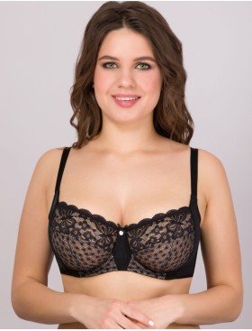 Бюстгальтер мягкий VOVA WISH V98410 черный, Цвет: черный, Размеры: 75E, изображение 5