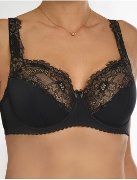 Бюстгальтер полумягкий Valmira 1109-1109/B черная бронза, Цвет: черная бронза, Размеры: 75H