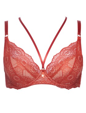 Бюстгальтер пуш-ап Alles BOHEMIAN VIBE P-UP терракотовый, Цвет: терракотовый, Размеры: 70F, изображение 9