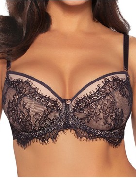 Бюстгальтер пуш-ап Ava JARDIN 2007 PUSH UP cold espresso, Цвет: шоколад, Размеры: 90B