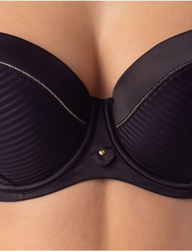 Формованный бюстгальтер балконет Coquette Revue ELIXIR 54112-06, Цвет: черный, Размеры: 90B, изображение 4