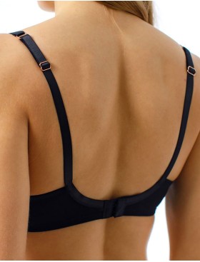 Бюстгальтер балконет тюльпан Coquette Revue JETAIME 87129, Цвет: телесный с черным, Размеры: 90B, изображение 2