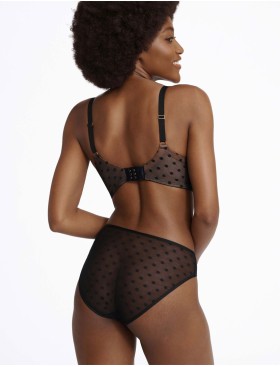 Трусики в горошек Esotiq 40923 IZZIE черный, Цвет: черный, Размеры: S, изображение 4