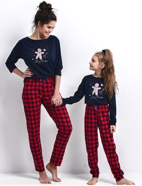 Детская пижама с брюками Sensis AMMA KIDS, Цвет: темно-синий, Размеры: 122-128, изображение 2