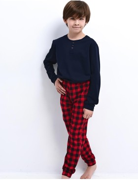 Пижама для мальчика Sensis LOUIE KIDS, Цвет: темно-синий, Размеры: 122-128