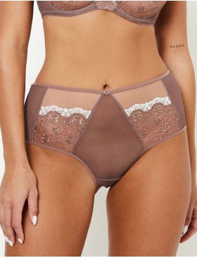 Высокие трусы женские Subtille MARIKA high-waist капучино, Цвет: капучино, Размеры: L