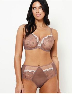 Высокие трусы женские Subtille MARIKA high-waist капучино, Цвет: капучино, Размеры: L, изображение 3