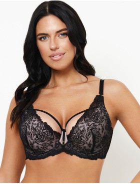 Бюстгальтер с поддержкой Subtille NELLY semi-padded, Цвет: черный+телесный, Размеры: 75D, изображение 3