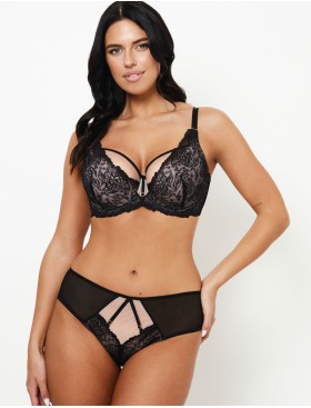 Бюстгальтер с поддержкой Subtille NELLY semi-padded, Цвет: черный+телесный, Размеры: 75D, изображение 5