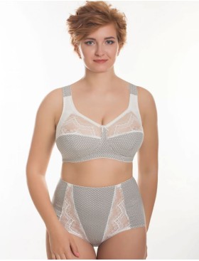 Высокие хлопковые трусы Valmira 2918/G молочная графика, Цвет: молочная графика, Размеры: 5XL, изображение 2