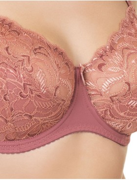 Бюстгальтер полумягкий кружевной Valmira 1109-1109/B золотая роза, Цвет: золотая роза, Размеры: 75H, изображение 5