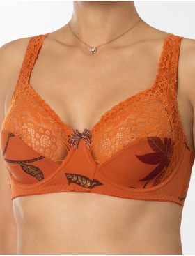 Бюстгальтер для больших размеров Valmira 1113 коньяк, Цвет: коньяк, Размеры: 100H, изображение 3