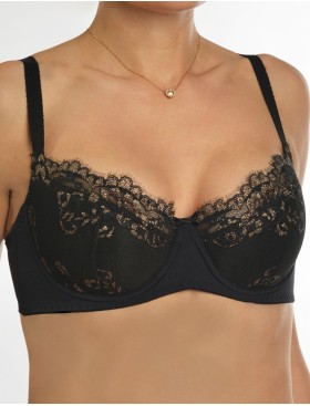 Бюстгальтер балконет Valmira 1137 черная бронза, Цвет: черная бронза, Размеры: 75D