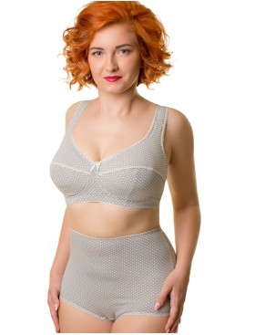 Трусы макси хлопковые Valmira 2930/G молочная графика, Цвет: молочная графика, Размеры: M, изображение 4