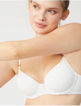 Гладкий бюстгальтер Ysabel Mora 10020 ESSENTIALS белый, Цвет: белый, Размеры: 80C, изображение 3