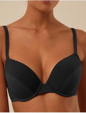 Бюстгальтер на тонком поролоне Ysabel Mora 10113 BASIC черный, Цвет: черный, Размеры: 70B