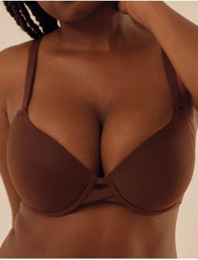 Бюстгальтер спейсер Ysabel Mora 10117 BASIC шоколадный, Цвет: шоколадный, Размеры: 85E