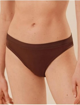 Трусы бразилиана Ysabel Mora 10122 BASIC шоколадный, Цвет: шоколадный, Размеры: S