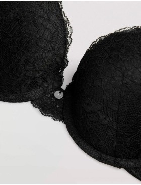 Кружевной бюстгальтер пуш-ап Ysabel Mora 10133 BASIC LACE черный, Цвет: черный, Размеры: 80B, изображение 5