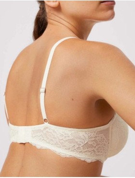 Поддерживающий бюстгальтер Ysabel Mora 10134 BASIC LACE шампань, Цвет: шампань, Размеры: 90B, изображение 2