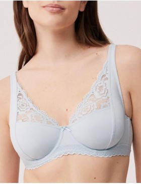 Бюстгальтер с мягкой чашкой Ysabel Mora 10535 LINGERIE голубой, Цвет: голубой, Размеры: 80D