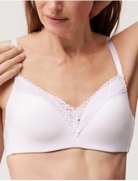 Хлопковый бюстгальтер Ysabel Mora 10548 LINGERIE белый, Цвет: белый, Размеры: 80B