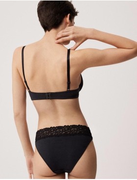 Хлопковые трусы слип-мини Ysabel Mora 10554 LINGERIE черный, Цвет: черный, Размеры: S, изображение 2