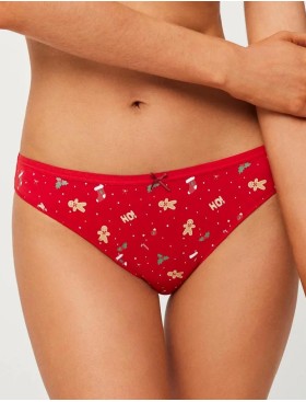 Новогодние трусы слип-мини Ysabel Mora 19525 CHRISTMAS, Цвет: красный, Размеры: XL