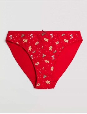 Новогодние трусы слип-мини Ysabel Mora 19525 CHRISTMAS, Цвет: красный, Размеры: XL, изображение 3