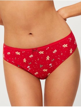 Новогодние трусы слип-миди Ysabel Mora 19526 CHRISTMAS, Цвет: красный, Размеры: S