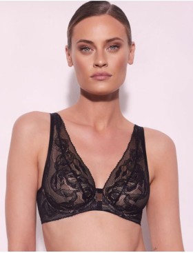 Кружевной бюстгальтер на косточках Alles FROZEN M Bralette black, Цвет: черный, Размеры: 75G, изображение 3