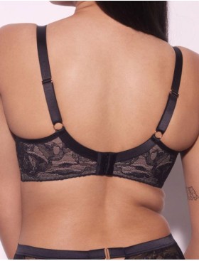 Бюстгальтер полупоролон Alles FROZEN PU black, Цвет: черный, Размеры: 70I, изображение 2