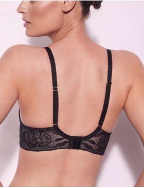 Бюстгальтер балконет пуш-ап Alles FROZEN 01 P-UP black, Цвет: черный, Размеры: 70F, изображение 2